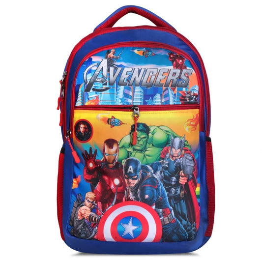 Avengers Blue Color Boys School Bag